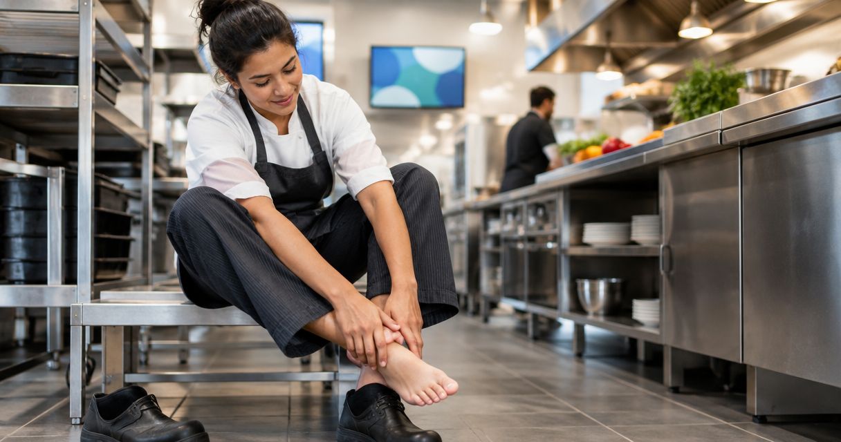 Foot care for restaurant workers: complete 2026 guide