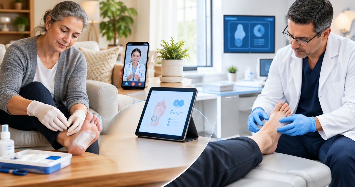 Home diabetic wound care to office treatment: 2026 workflow