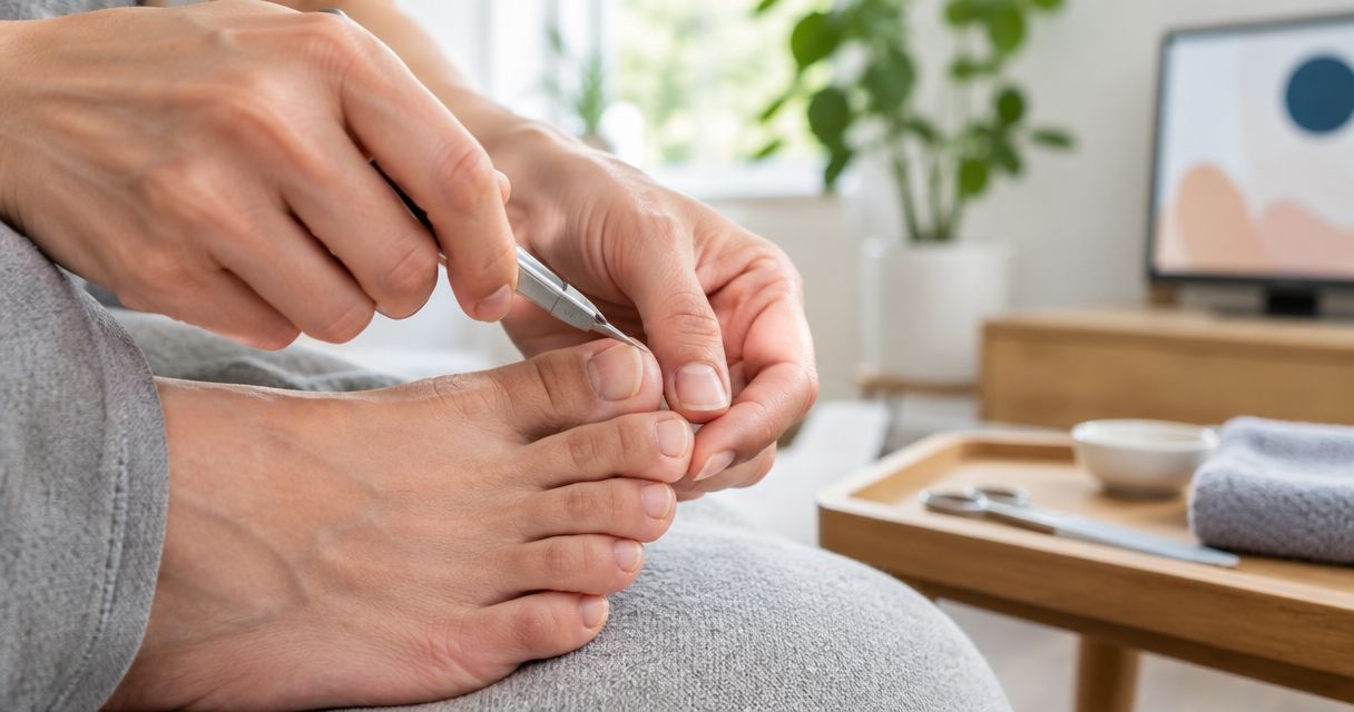 Is it safe to cut out an ingrown toenail at home?